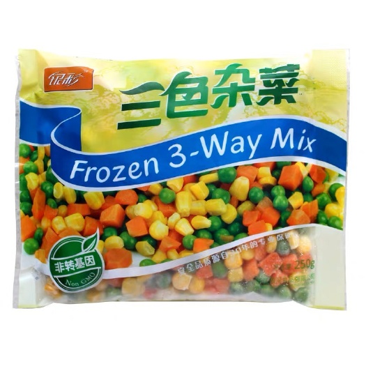 杭州银河速冻新鲜三色美式什锦蔬菜青豆玉米胡萝卜粒炒饭速食杂菜沙拉