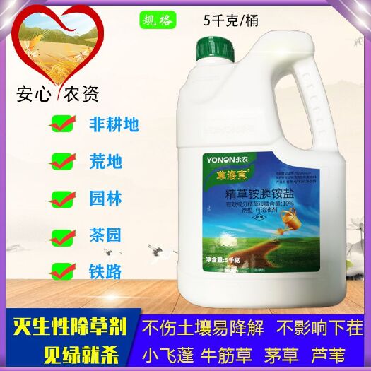 苏州草洛克精草铵膦铵盐牛筋草小飞蓬香蕉园果园非耕地除草剂