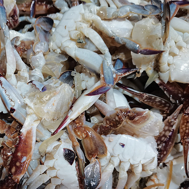 连云港黄海特产精品一级 梭子蟹蟹块。