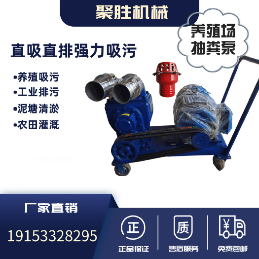 淄博切割式污水泵抽粪泥浆养殖场抽粪泵无堵塞排污泵高扬程水泵家用泵
