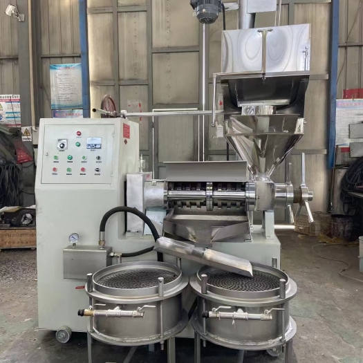全自动冷热两用花生菜籽榨油机核桃茶籽大豆榨油机榨炼一体机