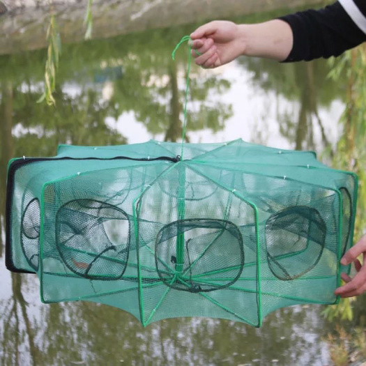 鱼虾笼捕鱼笼器自动折叠抓黄鳝笼捕虾网渔具工具渔具