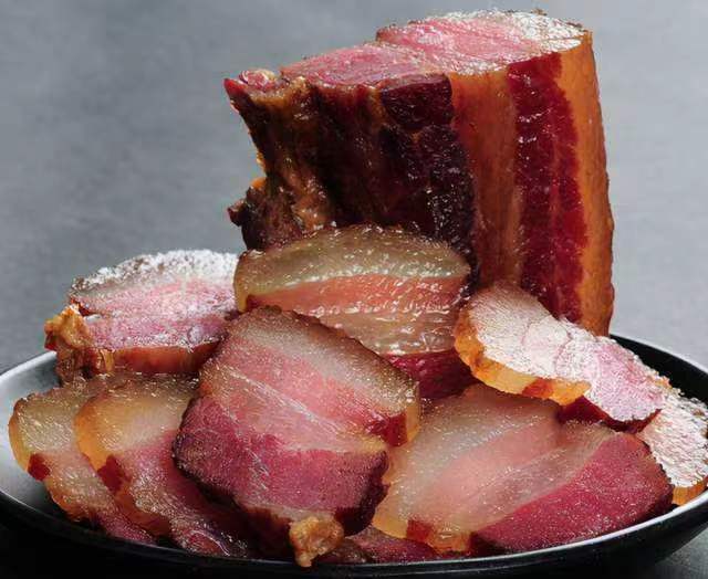 犍为县四川特色烟熏土猪腊肉