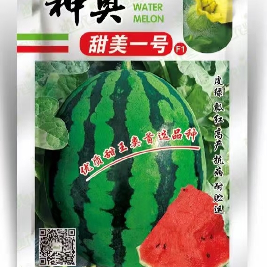 扶沟县神奥甜美一号西瓜种子甜王西瓜种子耐湿热耐裂果口感好产量高