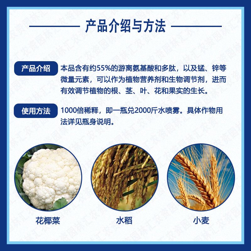 氨基酸肥料  先正達 冠無  雙含氨基酸水溶肥料 ?；ㄅ蚬? title=