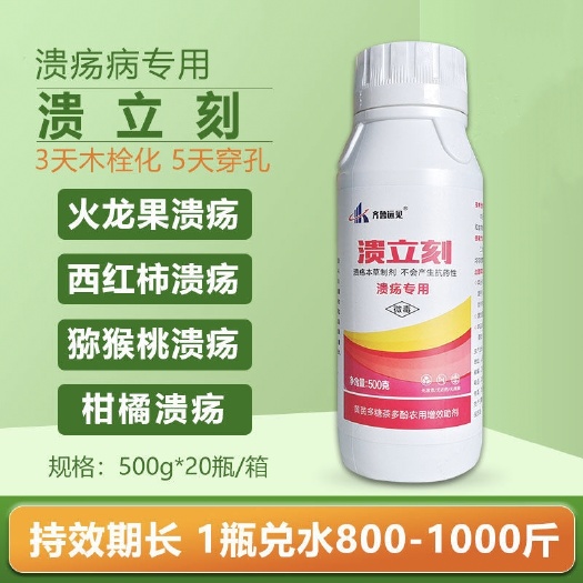 溃疡病溃立刻农药助剂柑橘火龙果番茄猕猴桃溃疡病角斑病