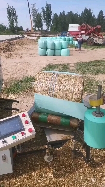 广平县青储秸秆 全自动包膜一次打包保质保量