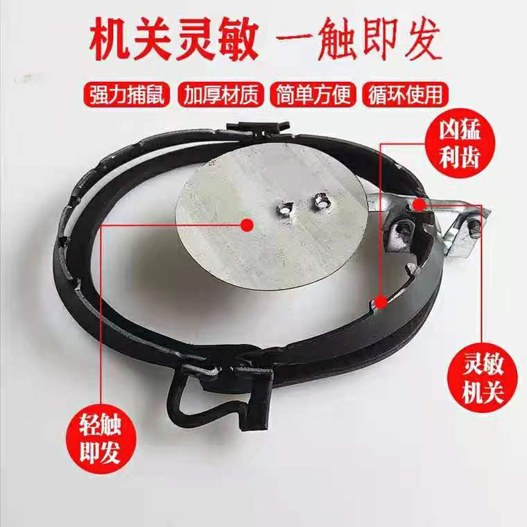 10公分老式圆形老鼠夹（15个装）