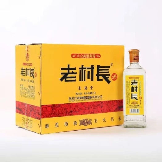 顺平县老村长香满堂 42度450ml*12瓶整箱（不兑奖）