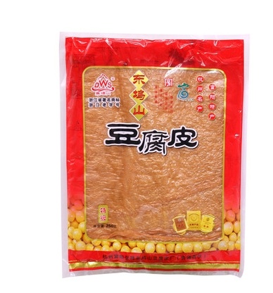 杭州浙江杭州特产富阳东坞山豆腐皮正宗特级薄油豆皮豆衣250g袋装
