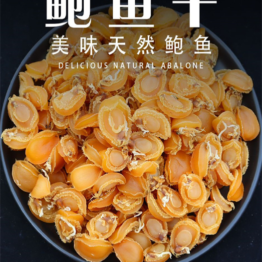 海口鲍鱼干500g约40个淡干海味海产干货煲汤营养滋补送礼养生