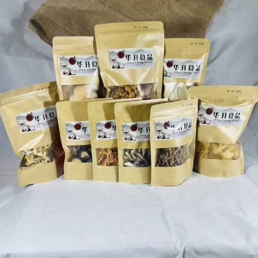 古田县华升礼盒 可定制 oem可授权食用菌礼盒370g