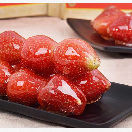 德昌县糖葫芦草莓串速冻80克产地一手货源量大质好价低批发协助运输