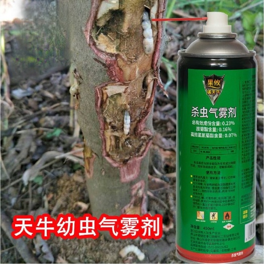 杭州天牛立毙幼虫果树钻心虫蛀杆虫吉丁虫防蛀液剂绿帐蚊蝇蟑螂喷雾