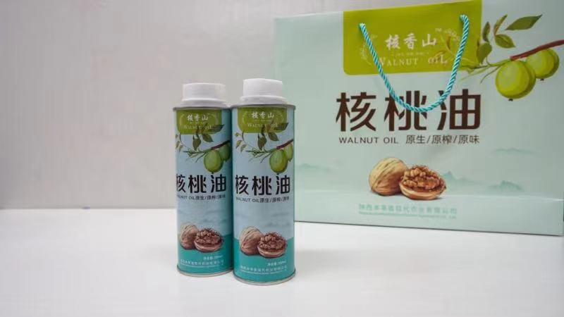 铜川核香山一级精炼核桃油250ml*2礼盒装！