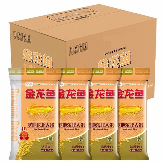 北京【金龙鱼 寒地东北大米】5kg*4袋/10kg*2袋 整箱装
