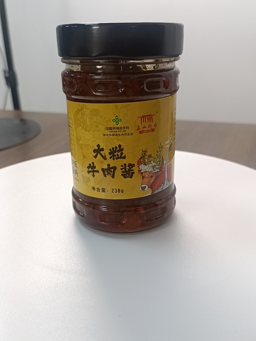 嘉山杨府牛肉酱手工制作大颗粒拌饭拌面