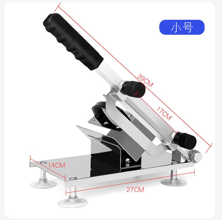 切肉机 自动送肉羊肉切片机家用手动商用切肥牛羊肉卷切机加长刀