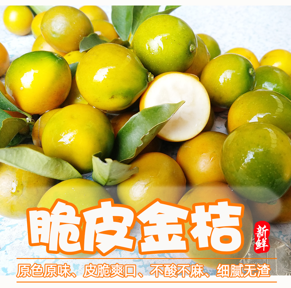 广西融安脆皮金桔脆皮金桔一件代发