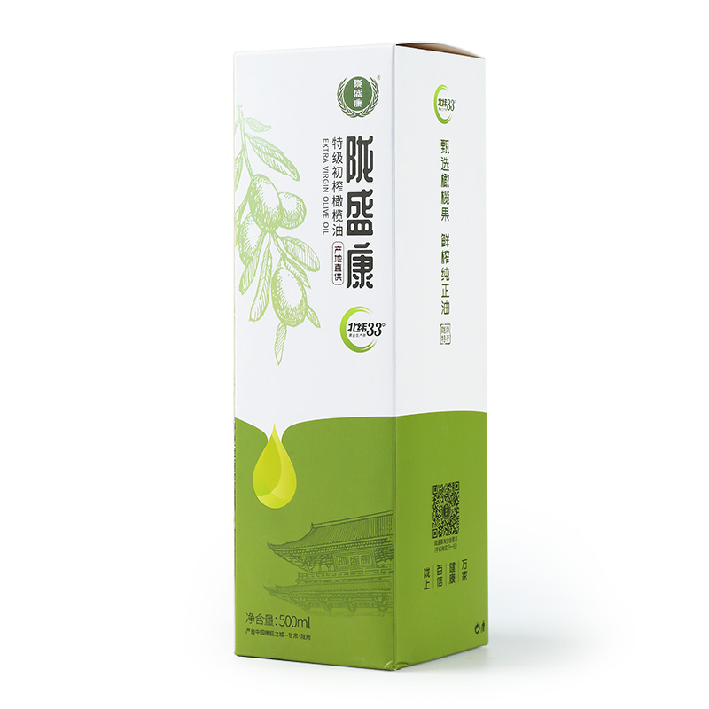 陇盛康国产橄榄油陇南武都特级初榨橄榄油炒菜直饮新鲜500ml