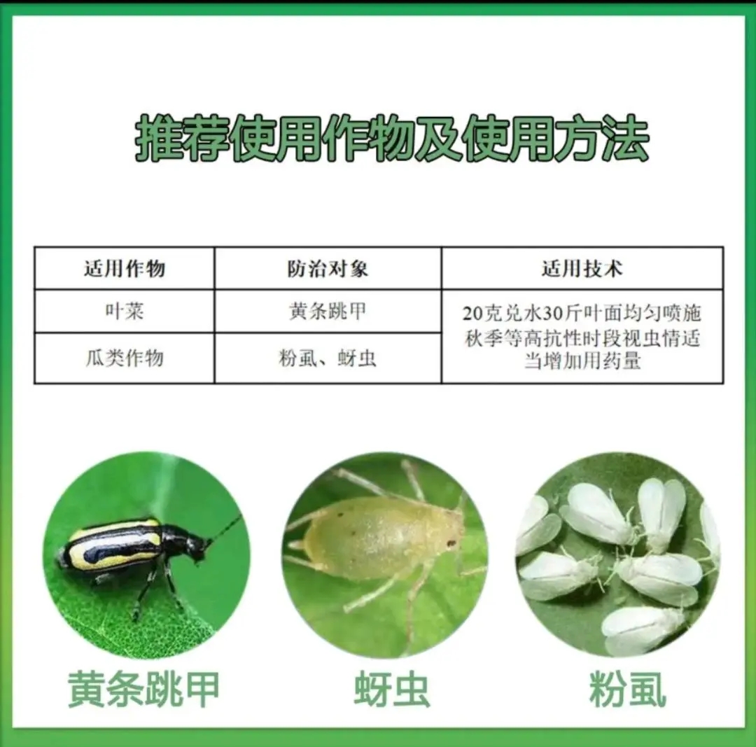 42%啶虫脒哒螨灵青菜叶菜生菜甘蓝黄条跳甲专用杀虫剂