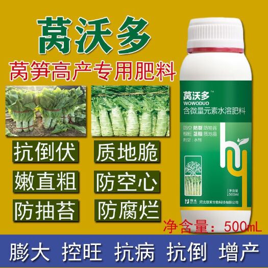 新沂市莴笋膨大素莴笋叶面肥三控粗嫩壮莴笋专用叶面肥莴苣增粗剂膨大剂