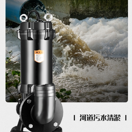抽粪泵  污水无堵塞污水泵切割泵化粪池养殖场沼气池排污泵潜水
