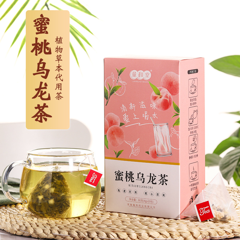 亳州蜜桃乌龙茶三角包20包水果花茶