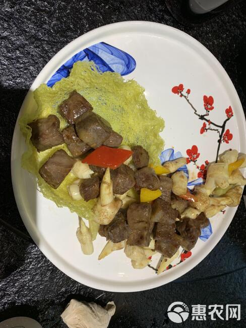 雪花牛仔粒牛肉整切火锅烧烤食材中餐半成品调味牛仔粒批发