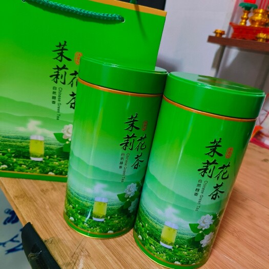 安溪县500g浓香型茉莉花茶茉莉小金针新茶烘青绿茶四川茶花草茶礼盒