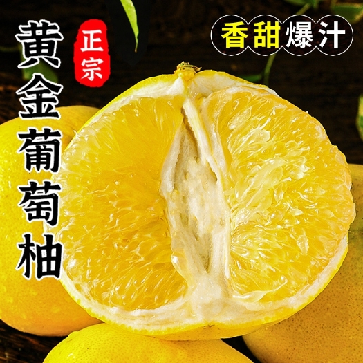 云霄县黄金爆汁葡萄柚3/5/9斤柚子新鲜水果当季黄心蜜柚整箱包邮