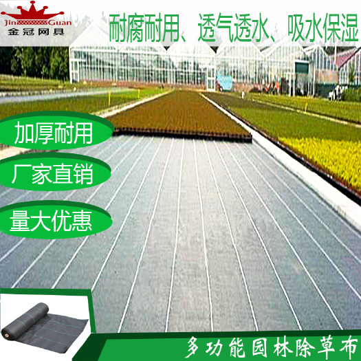 惠民县厂家直销防草布除草布农用园艺地布大棚草布黑色透水地布