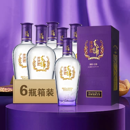 宜昌毛铺紫荞45度500ml*6瓶整箱正品毛铺酒