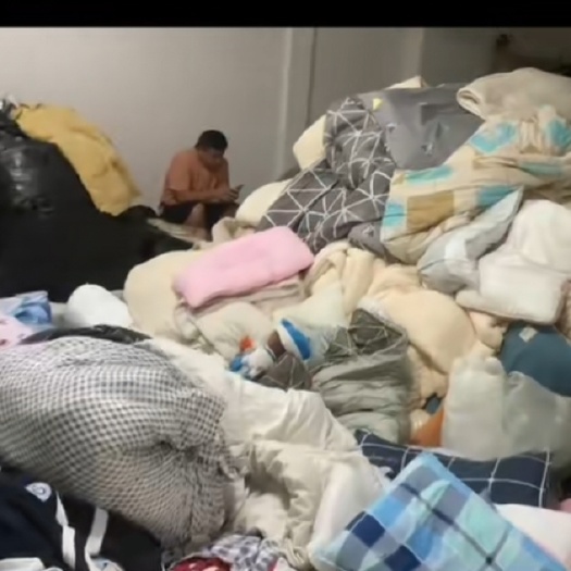 棉花 学校回收的被子