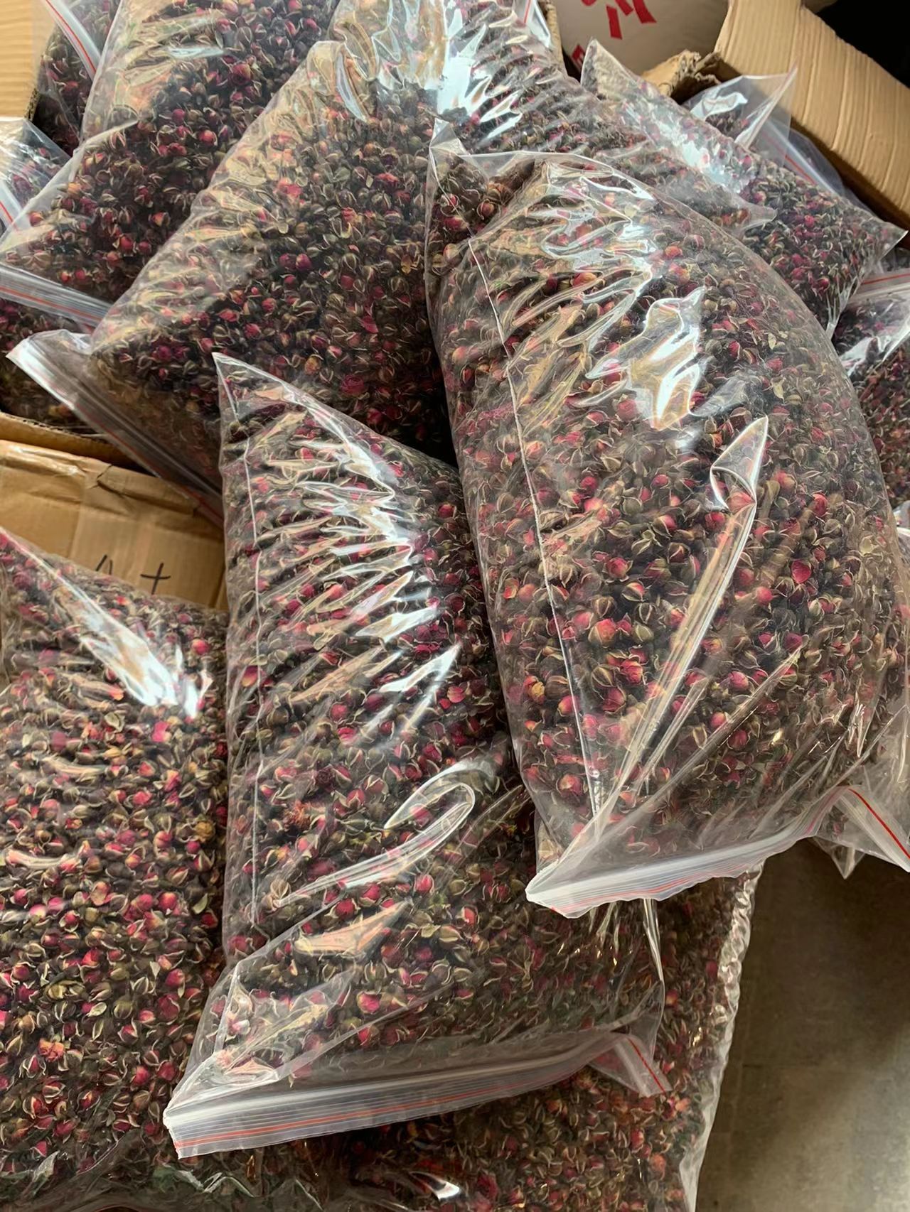 【玫瑰花茶】云南金边玫瑰花茶500克袋装无硫头茬金边玫瑰包邮