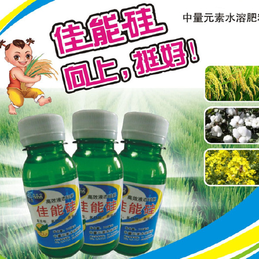 武汉【厂家直销】叶面肥  中量元素水溶肥  硅肥 富强佳能硅肥