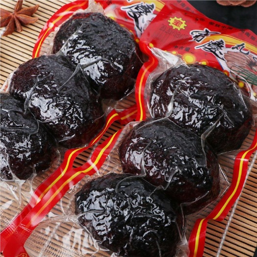 长沙邵阳猪血丸子30个/3个湖南特产血豆腐血粑每包218g
