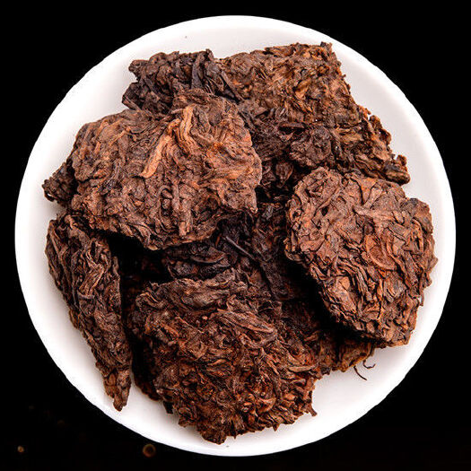 安溪县500g云南普洱茶熟茶熟普古树陈年熟普老茶头碎银子茶化石