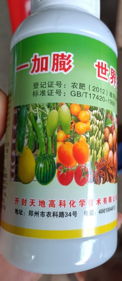 北海一加膨，荔枝龙眼等作物保果膨大作用300ml一瓶