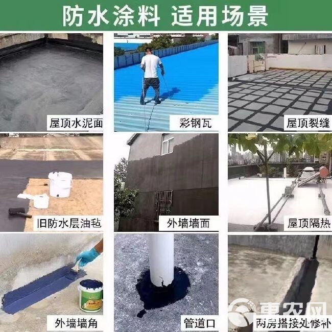 防水补漏王屋顶房顶裂缝漏水防水材料楼顶防水涂料胶防水胶聚氨酯