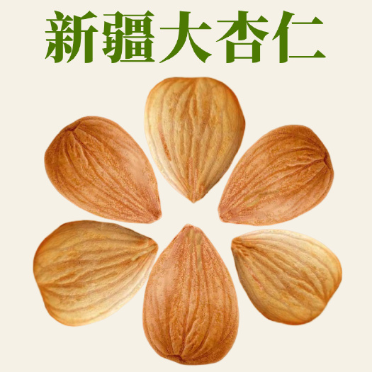 甜杏仁新疆大颗粒原味做汤坚果料新鲜无壳干果包邮团购批发