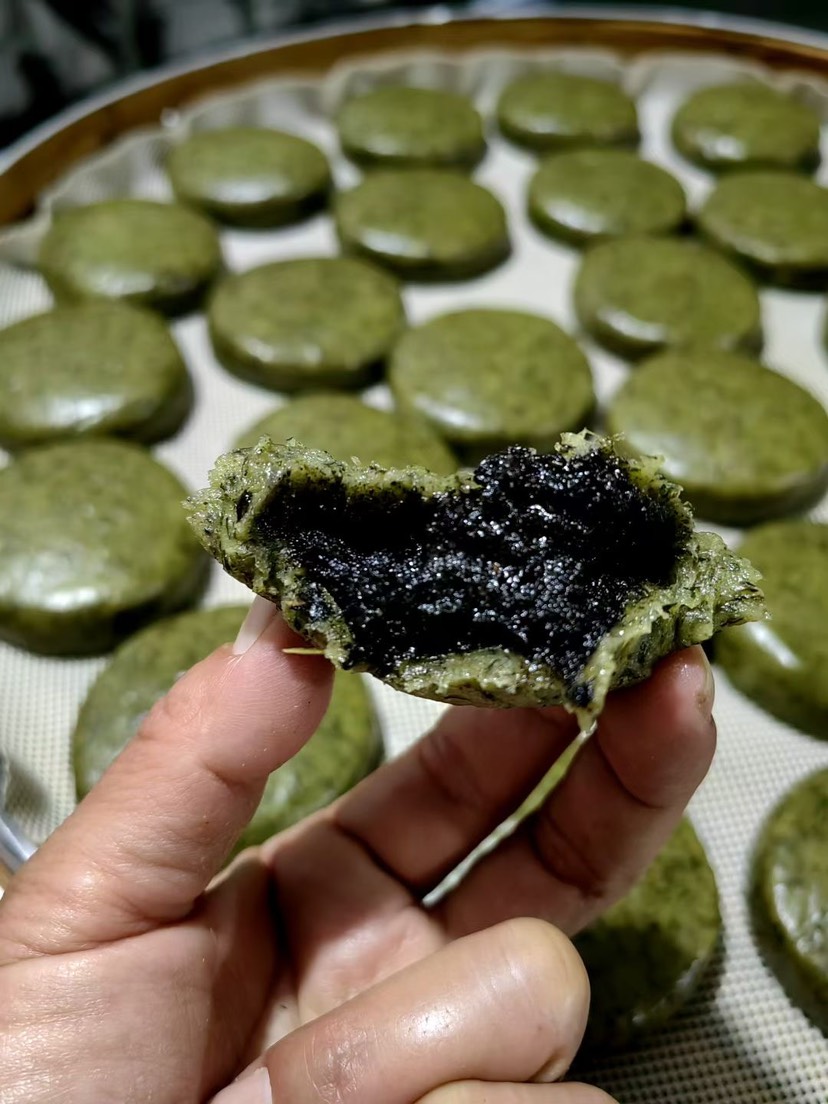 泾县青团蒿子粑粑艾叶粑粑4种口味任选