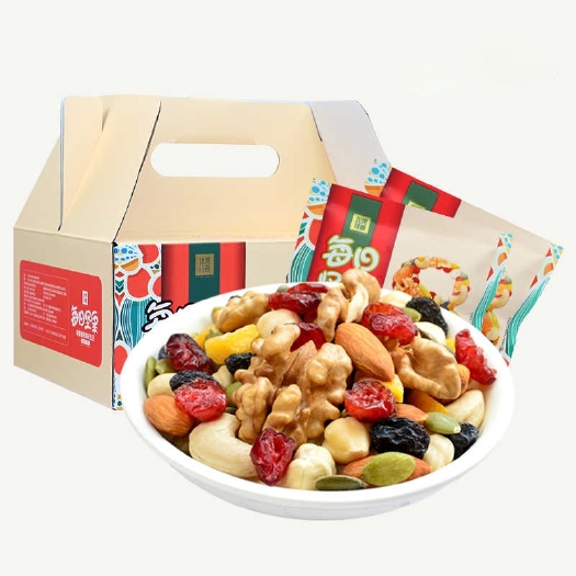 旬邑县旬邑县果仁每日坚果750g特产零食坚果混合礼盒装