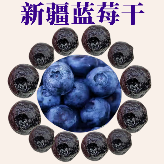 乌鲁木齐蓝莓干新疆特原味蓝莓果干休闲酸甜果脯零食全国包邮批发