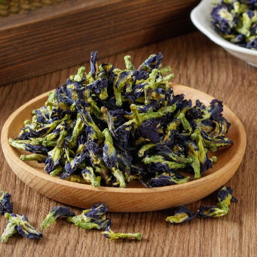 亳州蓝蝴蝶花茶蝶豆花粉食品上色烘焙高品质天然的蓝色素