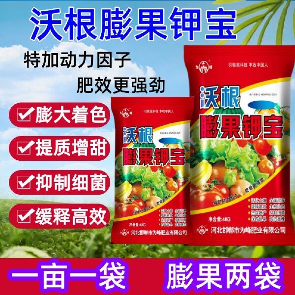 膨果钾宝大量元素水溶肥果园花卉蔬菜果树冲施肥高钾膨果肥抗重茬