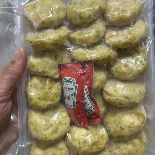 海苔虾饼鱼香虾饼\冷冻网红速食小吃\半成品食用虾饼