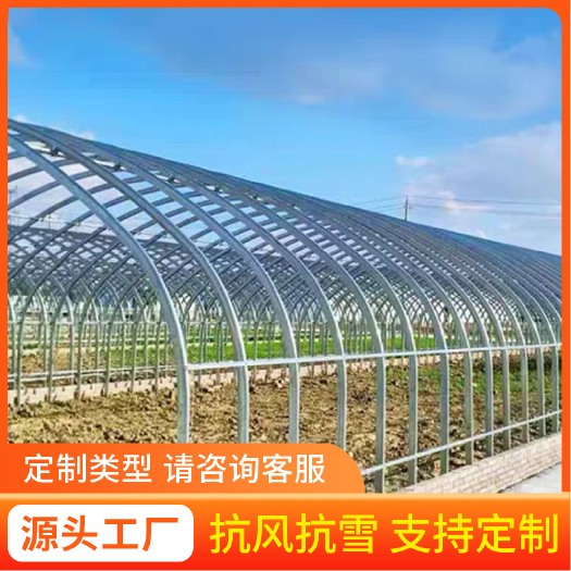 沭阳县大棚骨架钢管温室蔬菜种植组装养殖大棚全套镀锌椭圆管牛羊猪舍棚