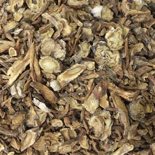 成都秦艽 家种 切片
