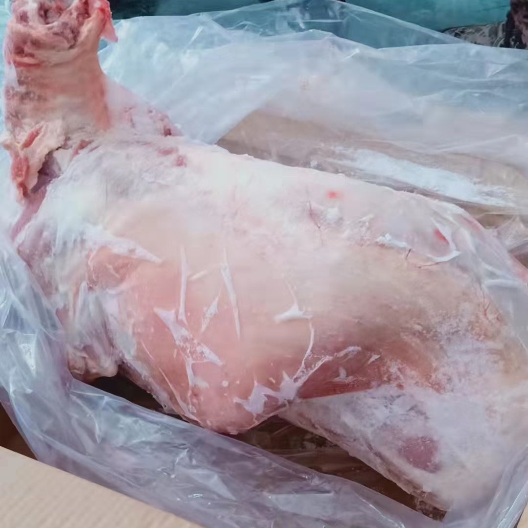 高品质无皮烤全羊整只白条羊羔羊商用不注水冷冻带骨羊肉